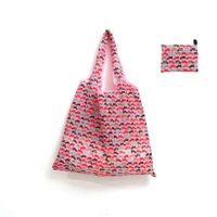 Cute Pastoral Flower Polyester Composite Needle Punched Cotton Shopping Bags sku image 29