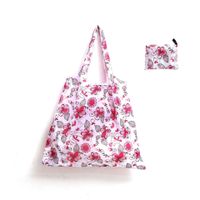 Cute Pastoral Flower Polyester Composite Needle Punched Cotton Shopping Bags sku image 20