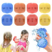 Cute Solid Color Magnetic Reusable Silicone Water Ball Children's Toy main image 1