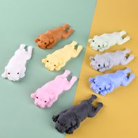 Cute Soft Rubber Cartoon Dog Squeezing Decompression Finger Press Rebound Vent Toy main image 1