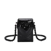 Women's Small Pu Leather Heart Shape Fashion Square Magnetic Buckle Crossbody Bag main image 2