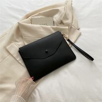 Women's Solid Color Pu Leather Magnetic Buckle Wallets sku image 4