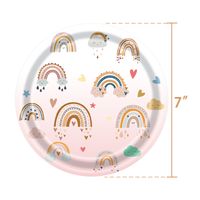 Birthday Rainbow Paper Party Tableware sku image 6