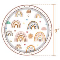 Birthday Rainbow Paper Party Tableware main image 4