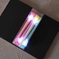 Creative Box-packed 4 Pcs Luminous Pen Set sku image 1