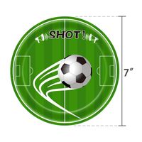Birthday Football Football Player Paper Party Tableware main image 3