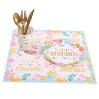 Birthday Plant Paper Party Tableware main image 2