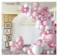 Solid Color Rubber Party Balloons 1 Set main image 5