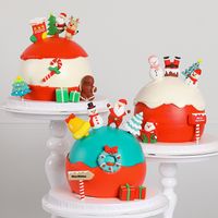 Christmas Santa Claus Soft Rubber Party Cake Decorating Supplies main image 1