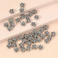 42 Pieces Alloy Flower Vintage Style main image 1