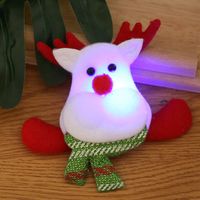 Christmas Cartoon Style Snowman Deer Cloth Daily Festival Hanging Ornaments sku image 7
