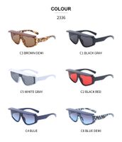 Fashion Solid Color Pc Special-shaped Mirror Full Frame Women's Sunglasses main image 4