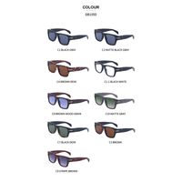 Retro Solid Color Pc Square Full Frame Men's Sunglasses main image 3