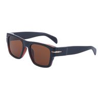 Retro Solid Color Pc Square Full Frame Men's Sunglasses sku image 7