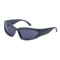 Mode Couleur Unie Pc Miroir De Forme Spéciale Plein Cadre Sport Lunettes De Soleil sku image 6