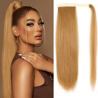 Women's Fashion Brown Gold Weekend High Temperature Wire Straight Hair Wigs main image 1