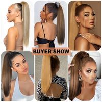 Women's Fashion Brown Gold Weekend High Temperature Wire Straight Hair Wigs main image 2
