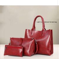Women's Medium Summer Pu Leather Vintage Style Bag Sets main image 2