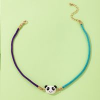 Einfacher Stil Panda Legierung Stricken Frau Halsband main image 6