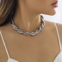 Großhandel Schmuck Strassenmode Einfarbig Eisen Halsband sku image 1