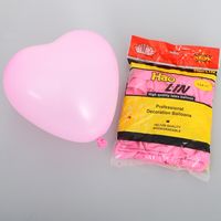 Simple Style Classic Style Heart Shape Solid Color Emulsion Party Carnival Balloons sku image 2