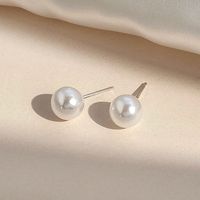 Fashion Geometric Imitation Pearl Women's Ear Studs main image 3