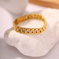 Fashion Geometric Stainless Steel Gold Plated Gold Plated Bracelets main image 3