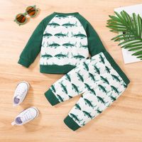 Fashion Shark Polyester Boys Clothing Sets main image 4