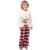 Décontractée Wapiti Mélange De Coton Impression Ensembles De Pantalons Pantalons Décontractés Sweat À Capuche Famille Des Vêtements Assortis main image 5