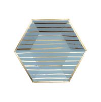 Simple Style Stripe Paper Tableware main image 5