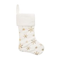 Christmas Fashion Snowflake Polyester Party Christmas Socks sku image 1