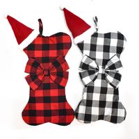 Christmas Fashion Plaid Polyester Party Hanging Ornaments main image 2