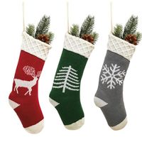 Christmas Fashion Christmas Tree Snowflake Elk Acrylic Party Christmas Socks main image 2