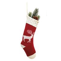 Christmas Fashion Christmas Tree Snowflake Elk Acrylic Party Christmas Socks sku image 1