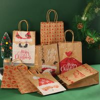 Christmas Simple Style Santa Claus Letter Kraft Paper Daily Gift Wrapping Supplies main image 1