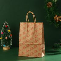 Christmas Simple Style Santa Claus Letter Kraft Paper Daily Gift Wrapping Supplies main image 5