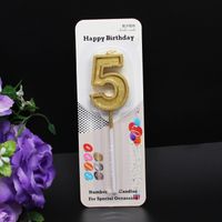 Birthday Number Paraffin Party Candle 1 Piece sku image 6
