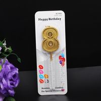 Birthday Number Paraffin Party Candle 1 Piece sku image 9