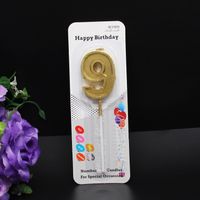 Birthday Number Paraffin Party Candle 1 Piece sku image 10