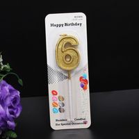 Birthday Number Paraffin Party Candle 1 Piece sku image 7