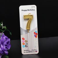 Birthday Number Paraffin Party Candle 1 Piece sku image 8