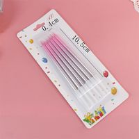 Birthday Gradient Color Paraffin Party Candle 1 Set sku image 4
