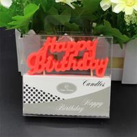 Birthday Letter Paraffin Party Candle 1 Piece main image 5