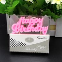 Birthday Letter Paraffin Party Candle 1 Piece main image 4
