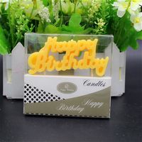 Birthday Letter Paraffin Party Candle 1 Piece main image 3