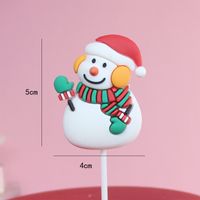 Christmas Christmas Tree Santa Claus Christmas Socks Plastic Party Cake Decorating Supplies 1 Piece sku image 10