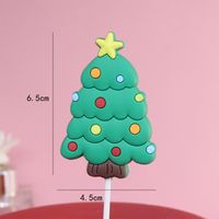 Christmas Christmas Tree Santa Claus Christmas Socks Plastic Party Cake Decorating Supplies 1 Piece sku image 6