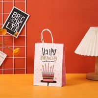 Birthday Simple Style Letter Paper Daily Gift Bags main image 6