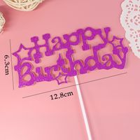 Birthday Letter Paper Party Cake Decorating Supplies 1 Set main image 2