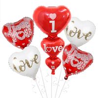 Valentine's Day Heart Shape Aluminum Film Party Balloons main image 4